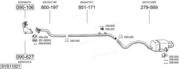 Bosal SYS11021