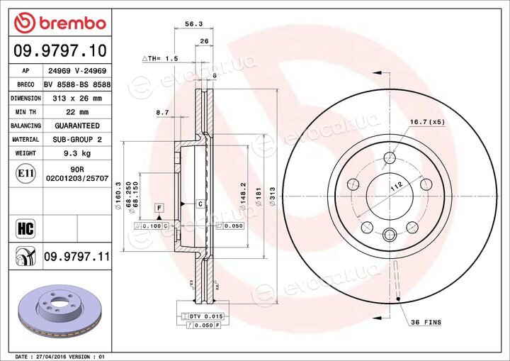 Brembo 09.9797.11