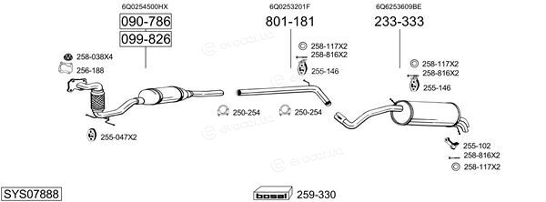 Bosal SYS07888