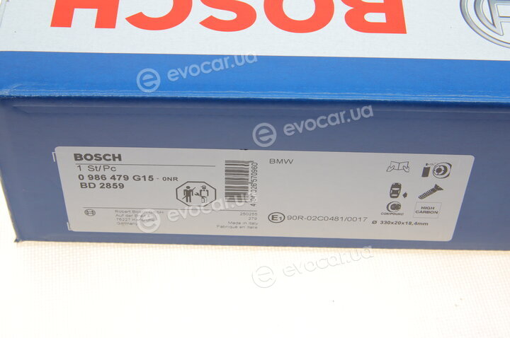 Bosch 0 986 479 G15