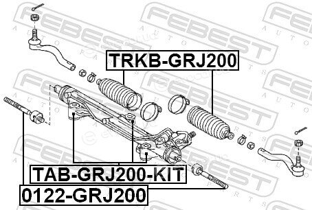 Febest TAB-GRJ200-KIT