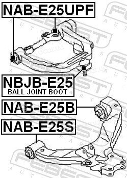 Febest NAB-E25B