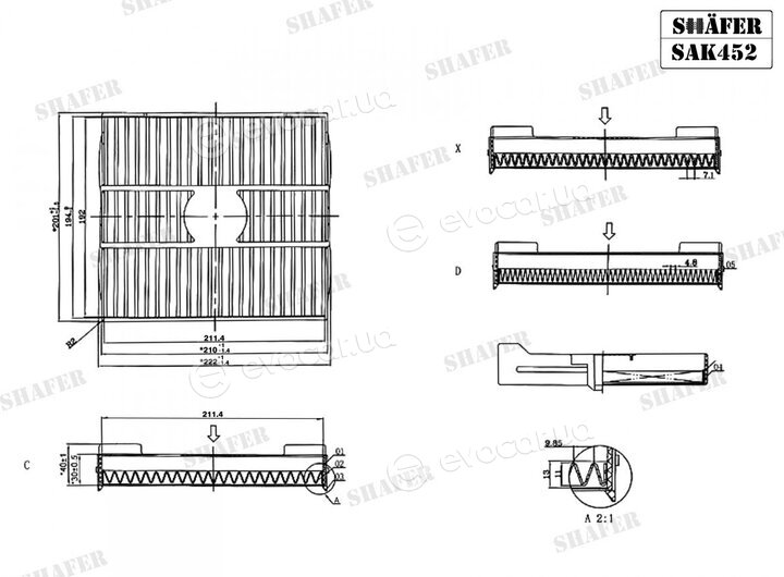 Shafer SAK452