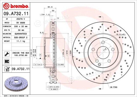 Brembo 09.A732.11