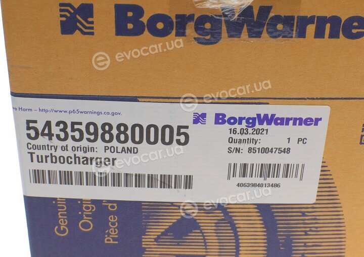 BorgWarner 54359880005