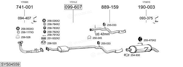 Bosal SYS04559