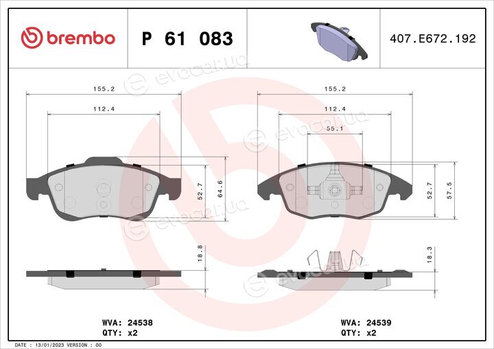 Brembo P 61 083