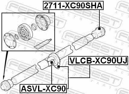 Febest ASVL-XC90