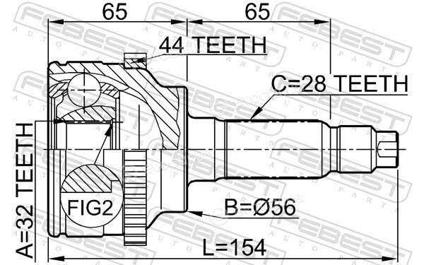 Febest 0510-GEUSA44