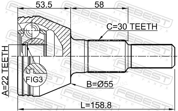 Febest 1010-C100