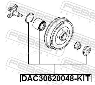 Febest DAC30620048-KIT