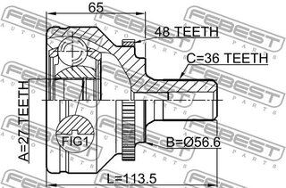 Febest 2710-V70A48