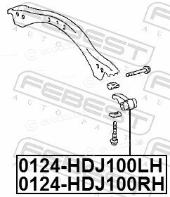 Febest 0124-HDJ100RH
