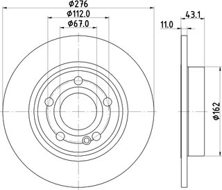 Hella Pagid 8DD 355 133-061