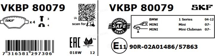 SKF VKBP 80079