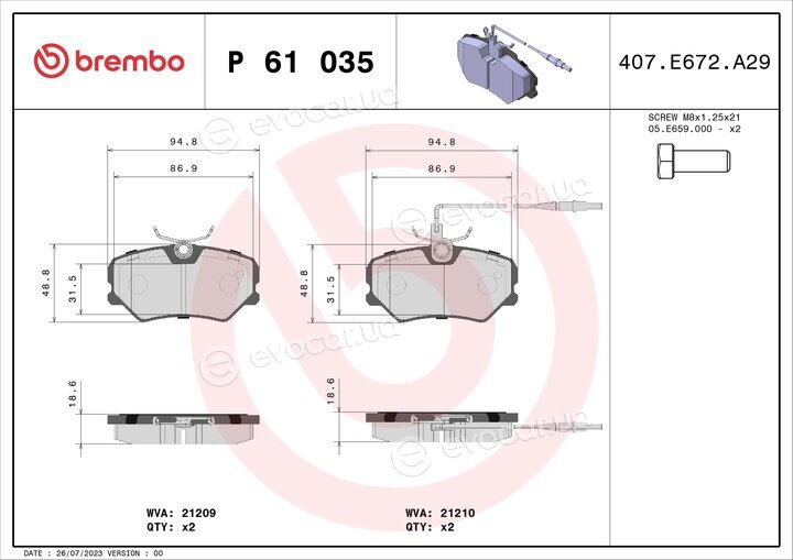 Brembo P 61 035