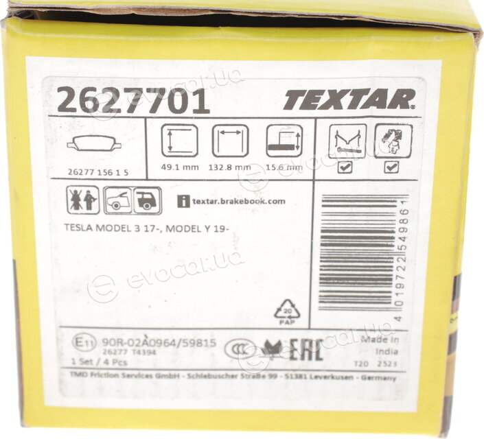 Textar 2627701