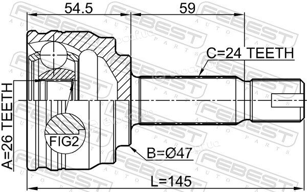 Febest 0410-A13