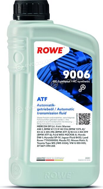 Rowe 25051-0010-99