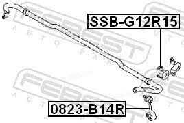 Febest SSB-G12R15