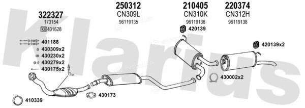 Klarius 180186E