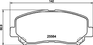 Hella Pagid 8DB 355 020-511