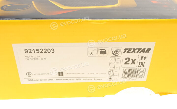 Textar 92152203