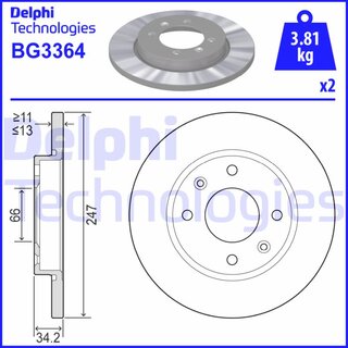 Delphi BG3364