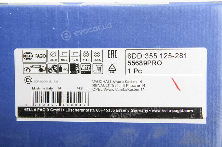 Hella 8DD 355 125-281