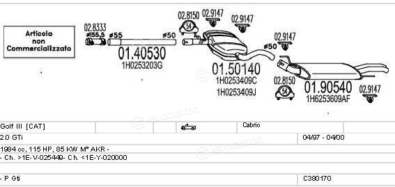 MTS C380170002973