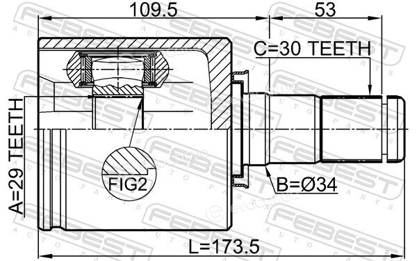 Febest 0211-T31LH