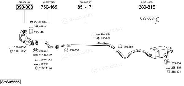 Bosal SYS05655