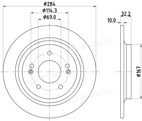 Hella Pagid 8DD 355 132-921