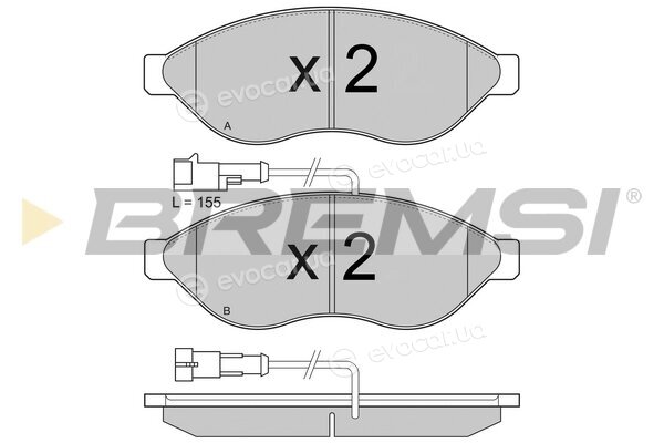 Bremsi BP3868