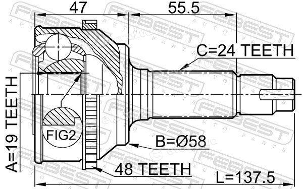 Febest 0110-073A48