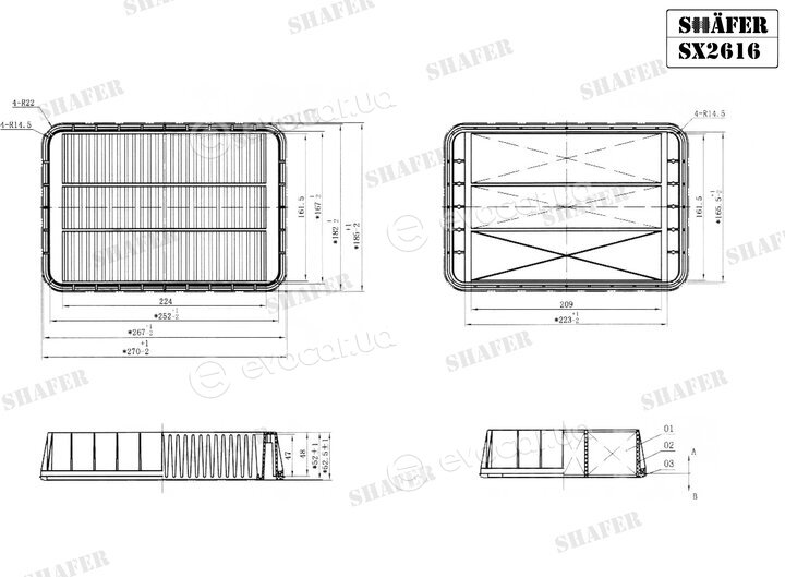 Shafer SX2616