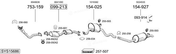 Bosal SYS15686