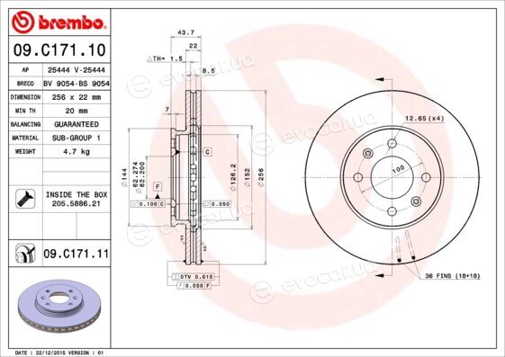 Brembo 09.C171.11