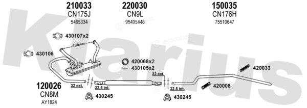 Klarius 180254E