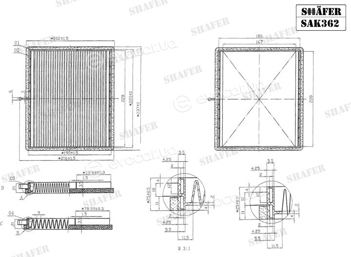 Shafer SAK362