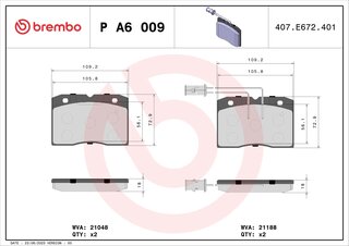 Brembo P A6 009