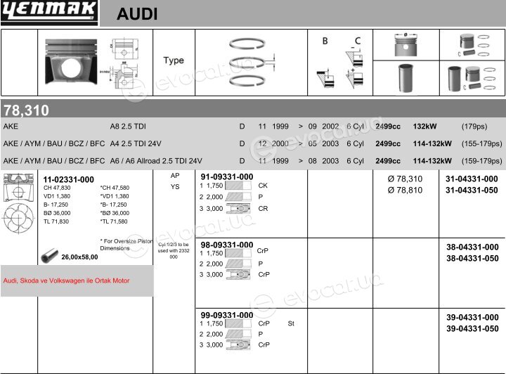 Yenmak 31-04331-000