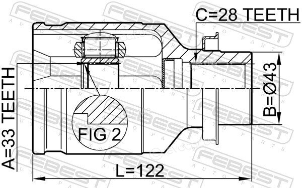 Febest 0511-M6MTRH