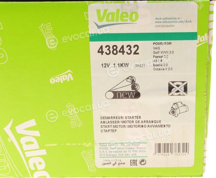 Valeo 438432