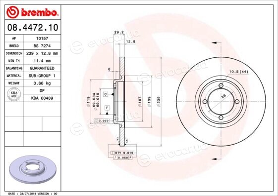 Brembo 08.4472.10