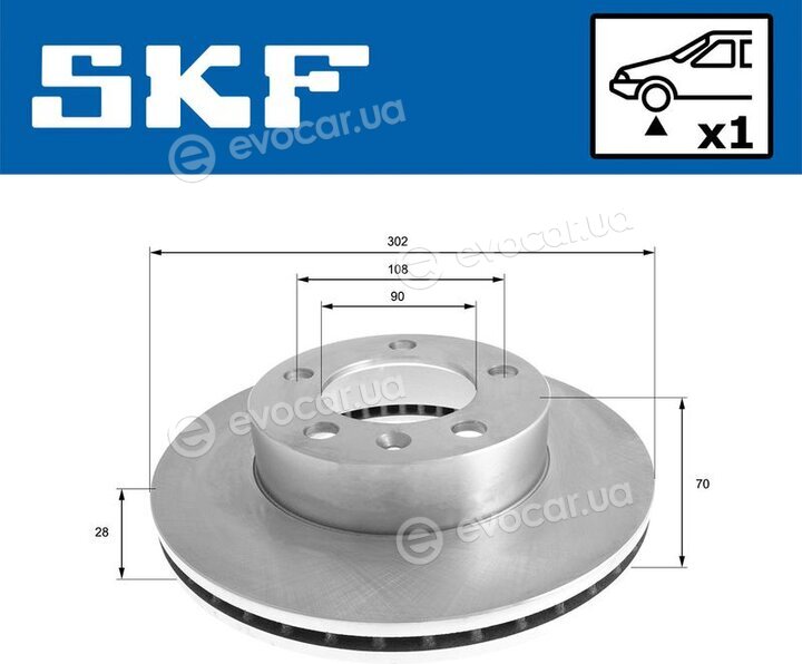 SKF VKBD 80035 V1