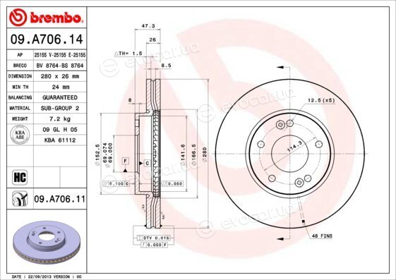 Brembo 09.A716.20