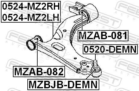 Febest MZAB-081