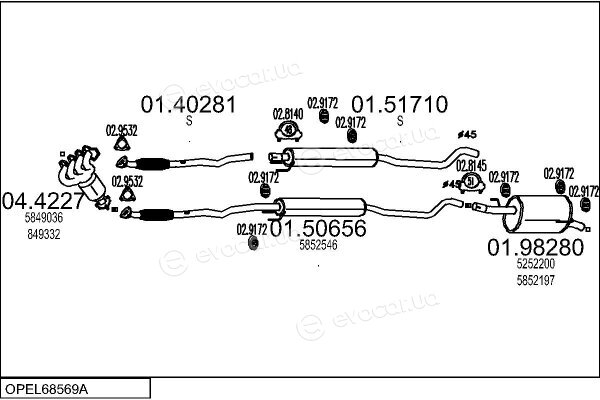 MTS OPEL68569A019289