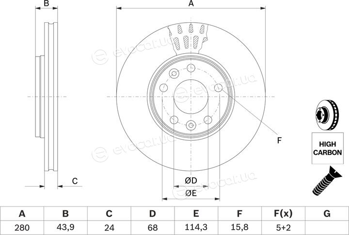 Bosch 0 986 479 C62